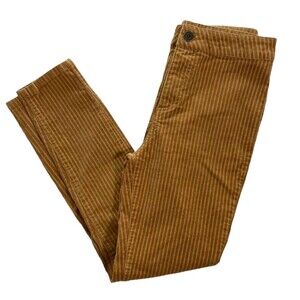Indigo Rein Juniors Mustard Gold Wide Corduroy Pants Skinny High Rise 5/26